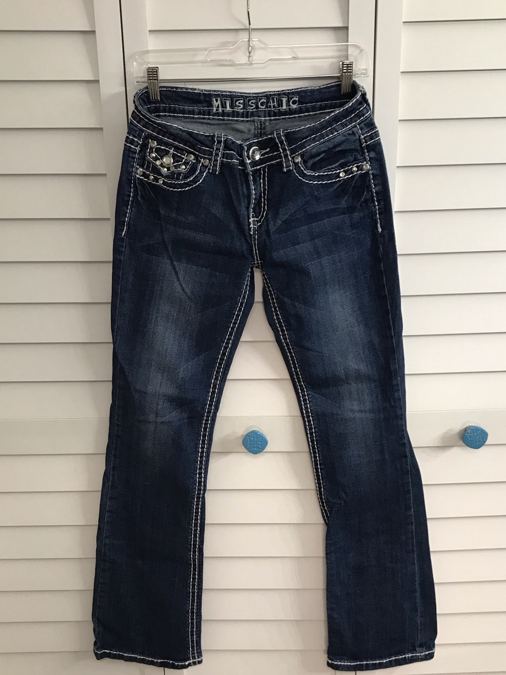 MISS CHIC Dark Blue Women's Jeans